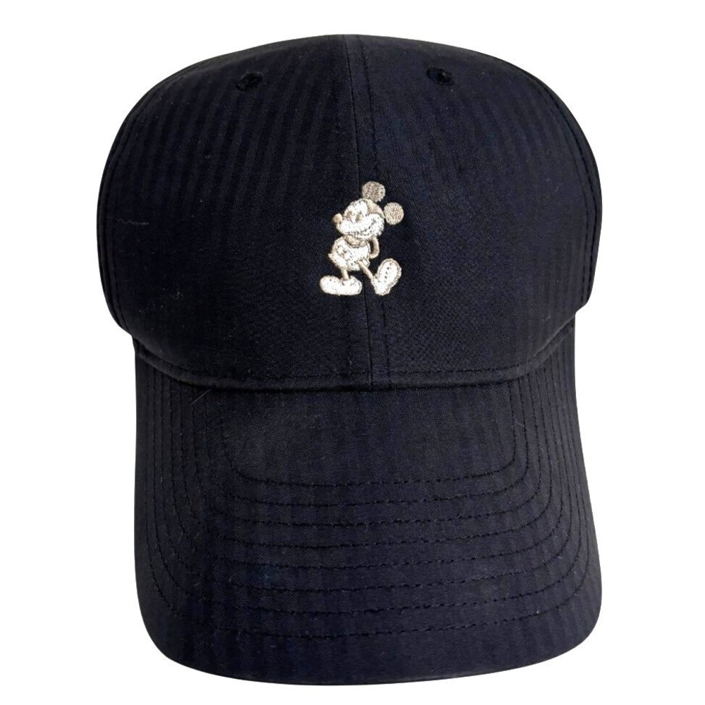 Nike x Disney Hat Black Silver Mickey Mouse Club Cap Dri Fit Adult Performance